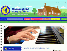 Tablet Screenshot of beaconsfieldprimary.org.uk